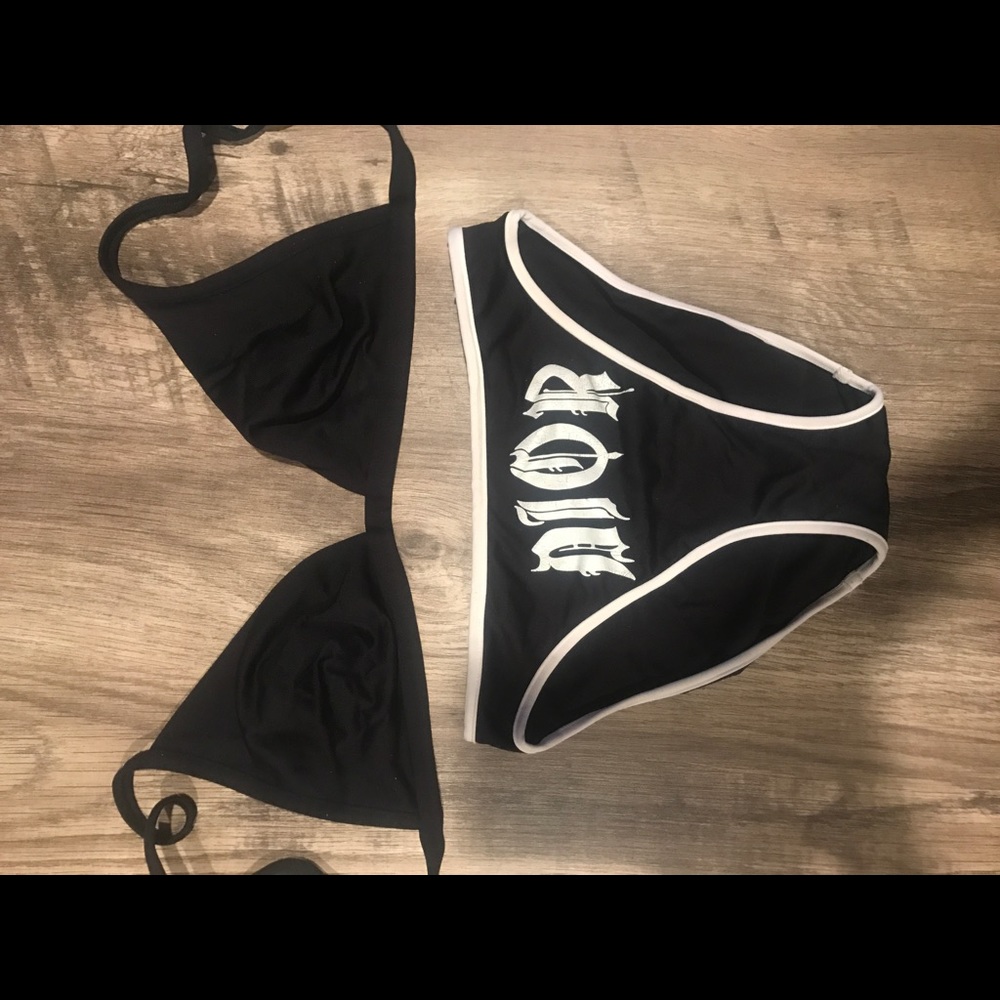 ❤️SOLD❤️ vintage Dior gothic bikini